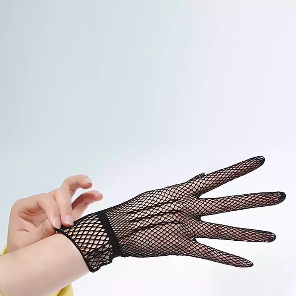 Women Summer Driving Fishnet Gloves - Picture 7 of 7